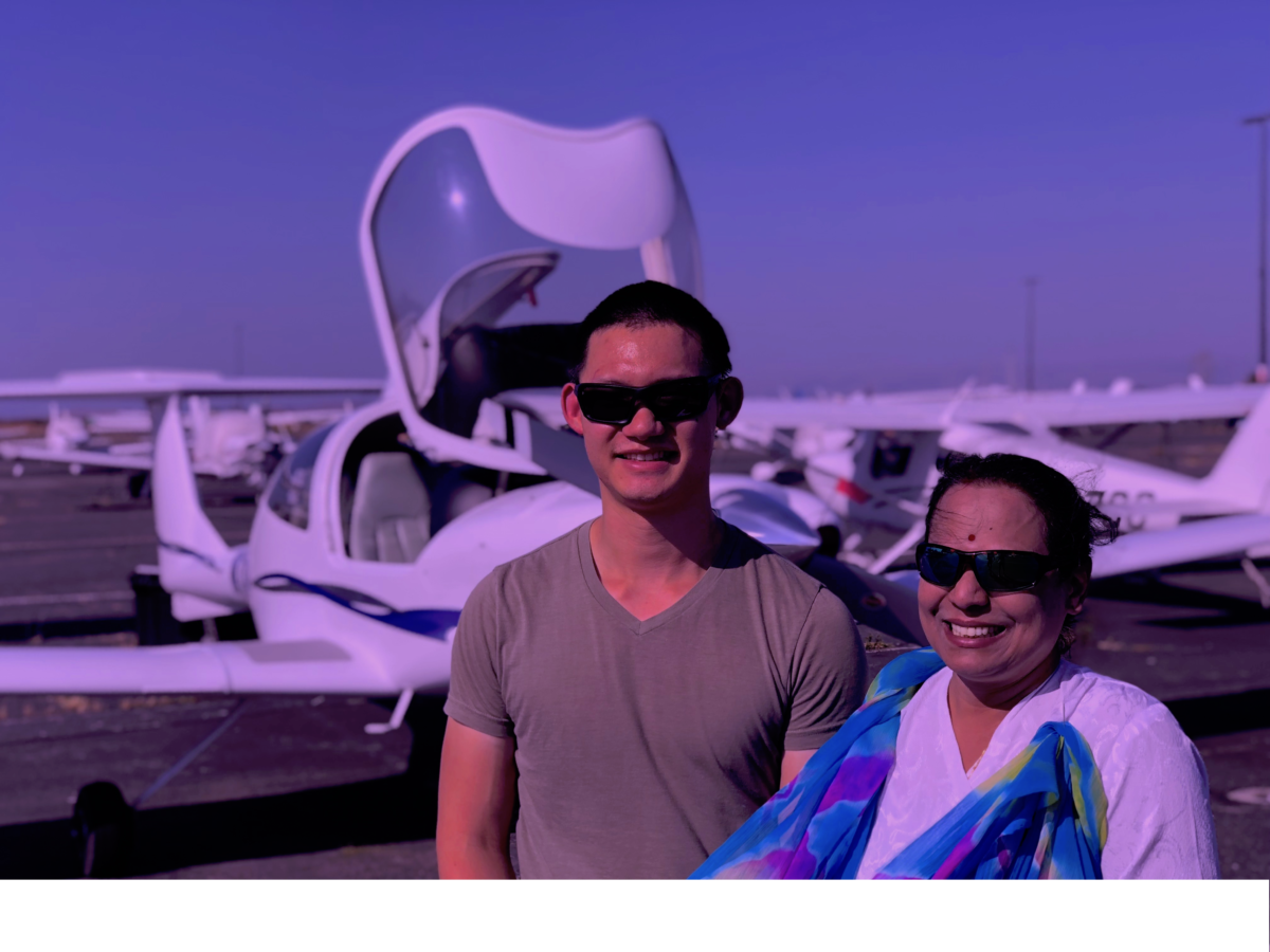 PA & Young on the Tarmac 