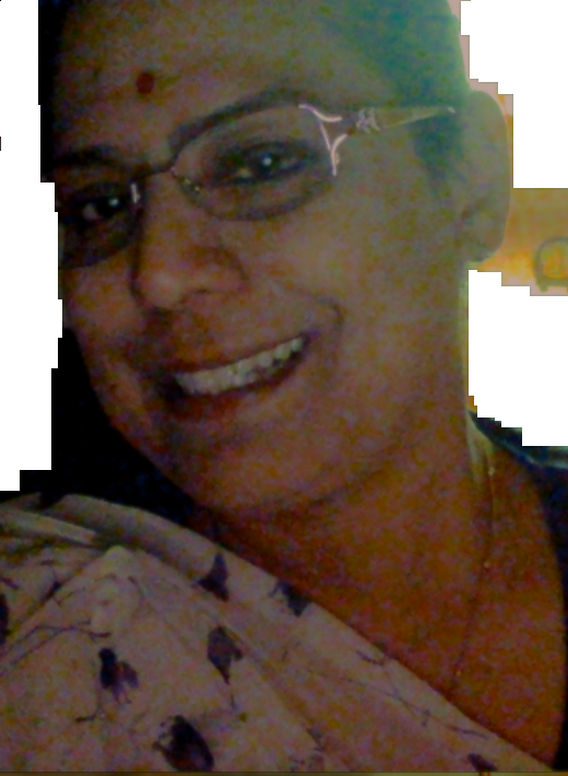 PA in White with Purple pattern Sari