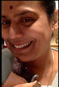 PA with God shiva Smiling Pose 